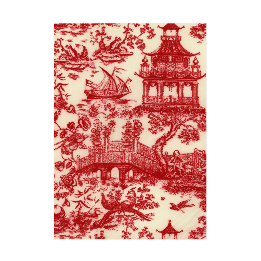 J. Jeffery Print Galleryのトワルドジュイ Toile de Jouy 吸着ポスター