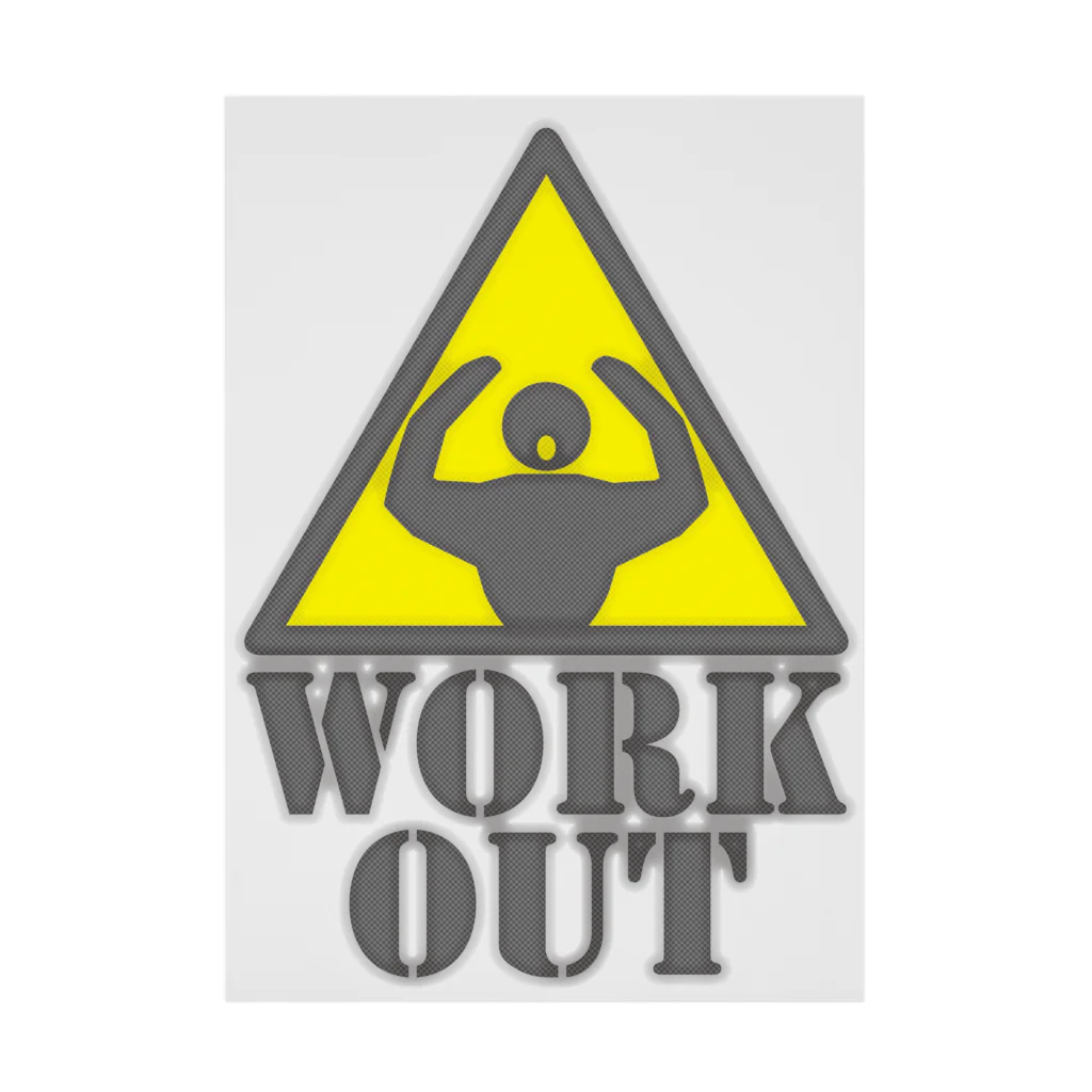 AURA_HYSTERICAのWorkout Stickable Poster