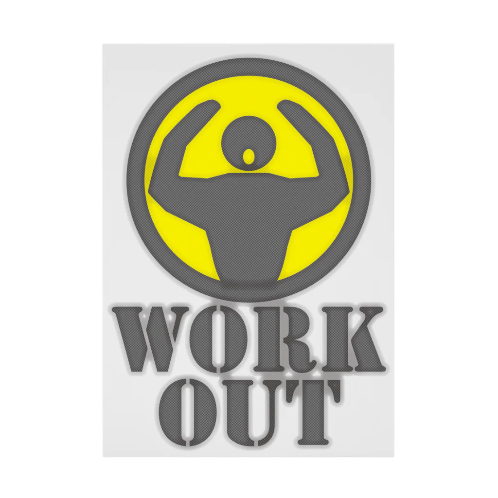 AURA_HYSTERICAのWorkout Stickable Poster