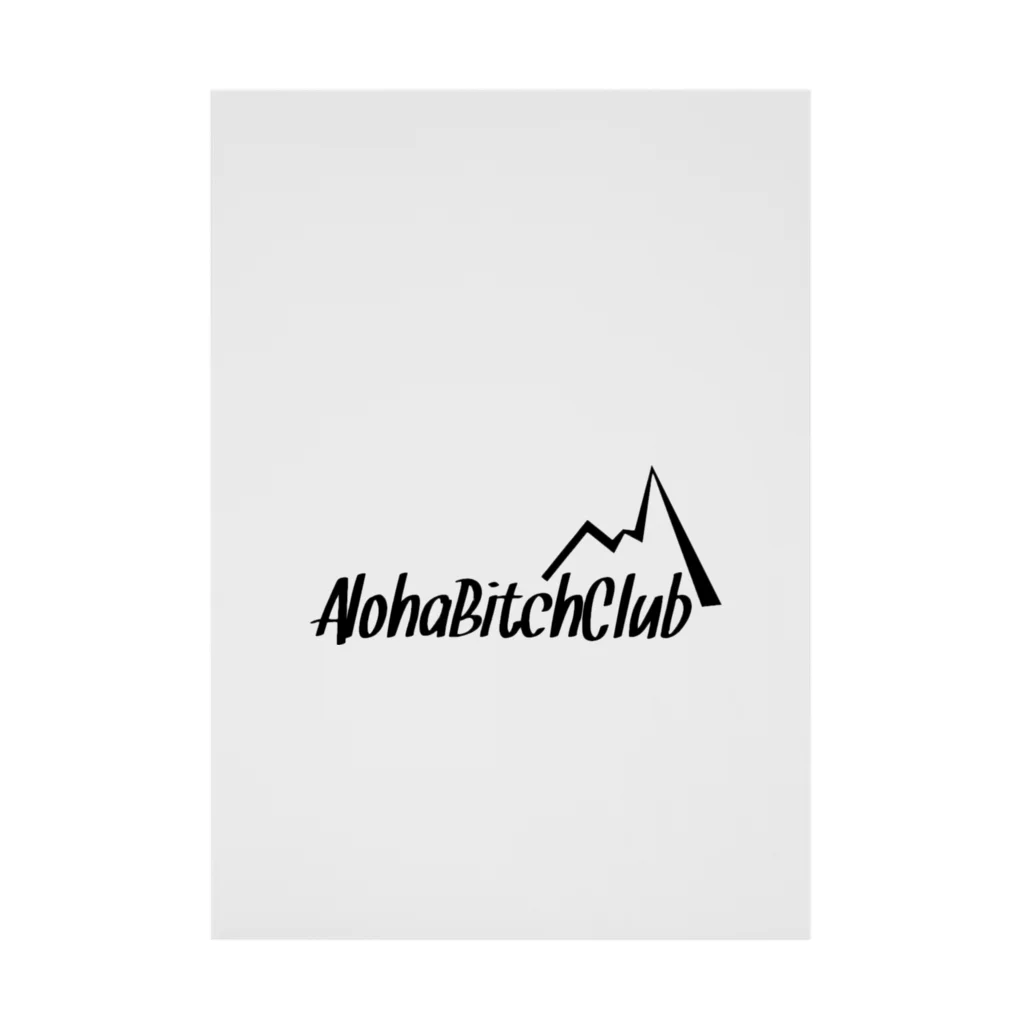 AlohaClub （あろはくらぶ）のAlohaBitchClub アウトドアロゴ Stickable Poster