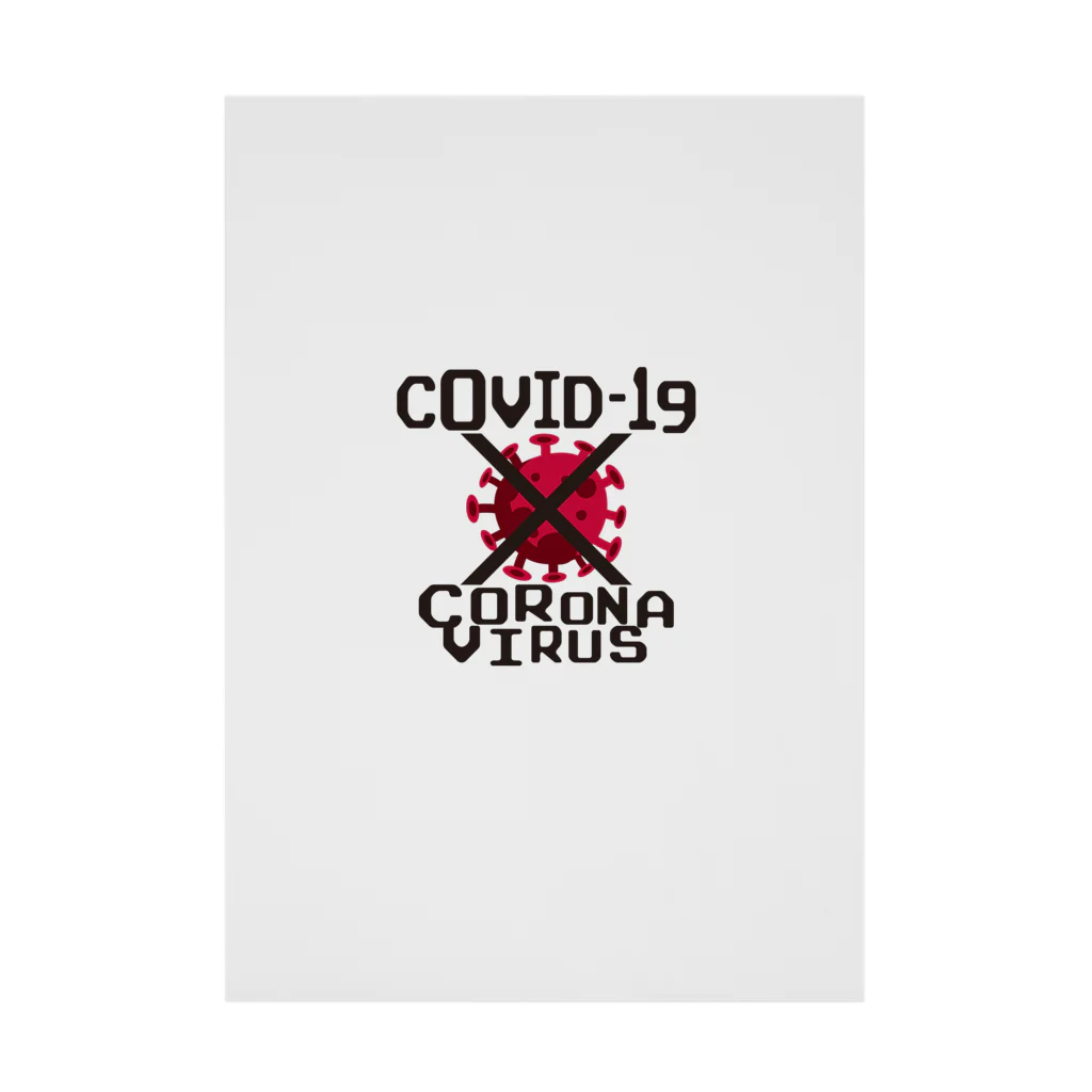 グラフィンの新型コレラウイルス COVID19 01 吸着ポスター