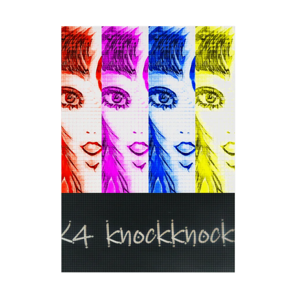 帽子屋のK4knockknock4piece Stickable Poster