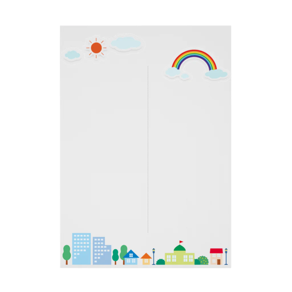 えんげるの晴れの街 Stickable Poster