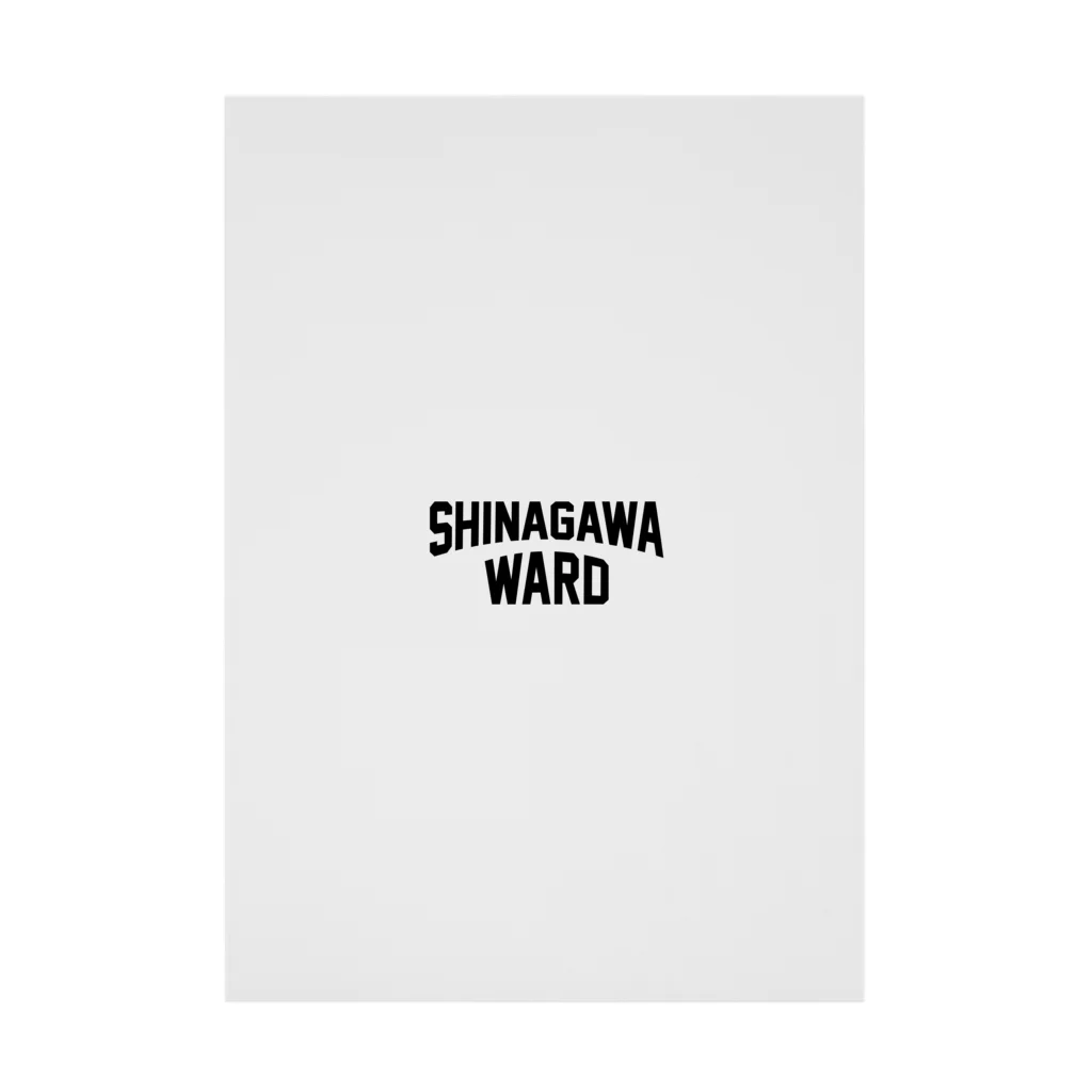 JIMOTOE Wear Local Japanの品川区 SHINAGAWA WARD Stickable Poster