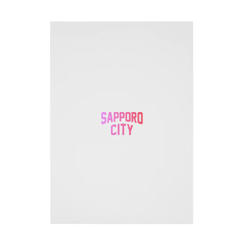 JIMOTO Wear Local Japanの札幌市 SAPPORO CITY 吸着ポスター