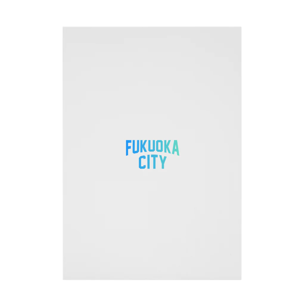 JIMOTOE Wear Local Japanの福岡市 FUKUOKA CITY Stickable Poster