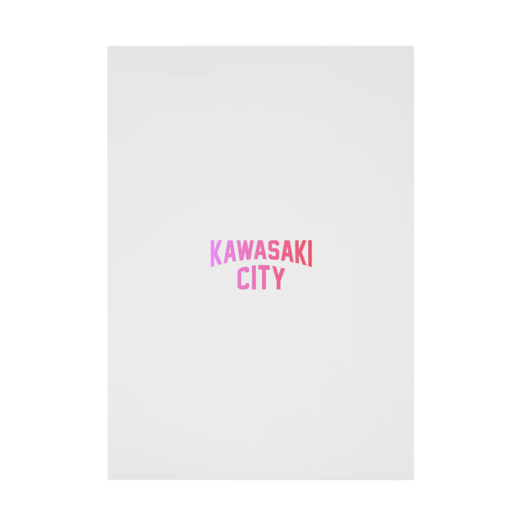 JIMOTOE Wear Local Japanの川崎市 KAWASAKI CITY Stickable Poster