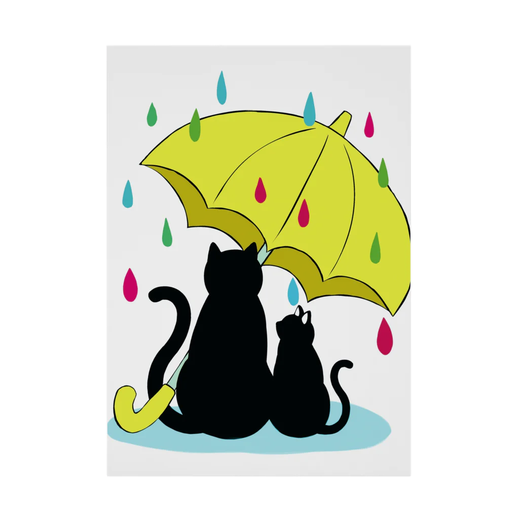 カメレオン ～Chameleon～の猫の雨宿り Stickable Poster
