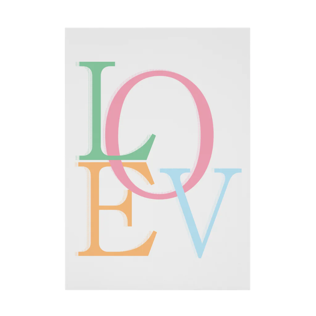 パソコン教室ビギナーのLOVE Stickable Poster