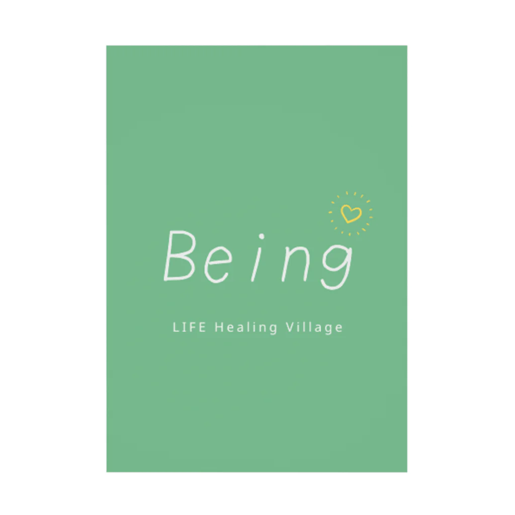 LIFE Healing Village BeingのBeing Stickable Poster