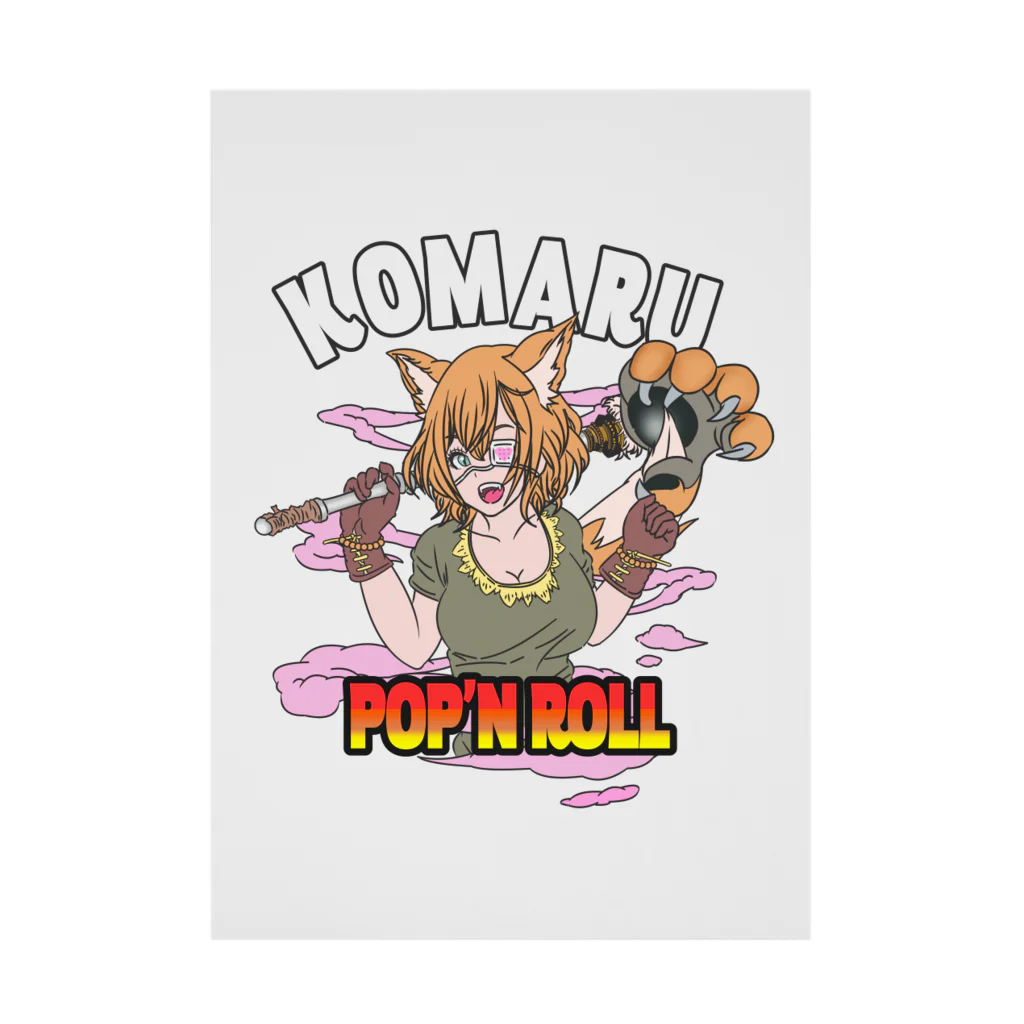 POP'N ROLLのkomaru×pop'n rollコラボ Stickable Poster