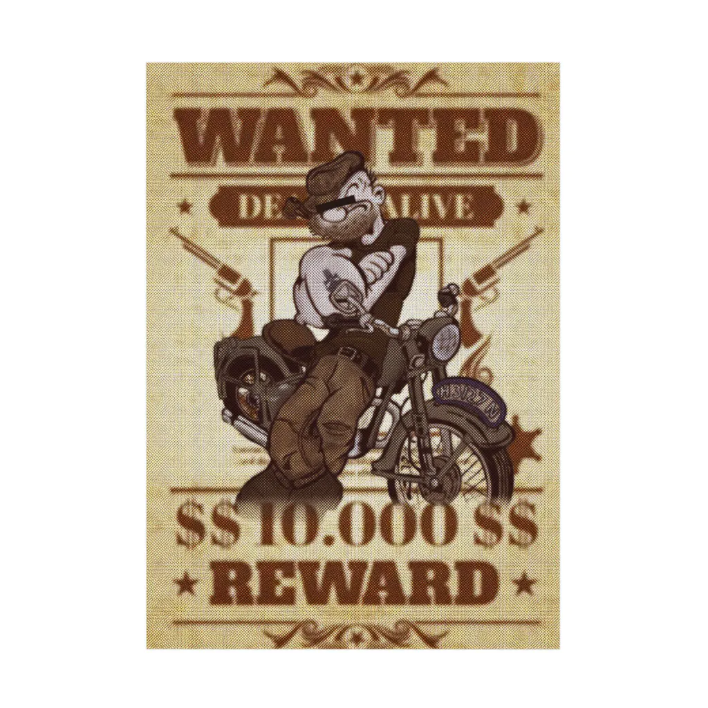 Dummy junkyの指名手配　（WANTED） Stickable Poster