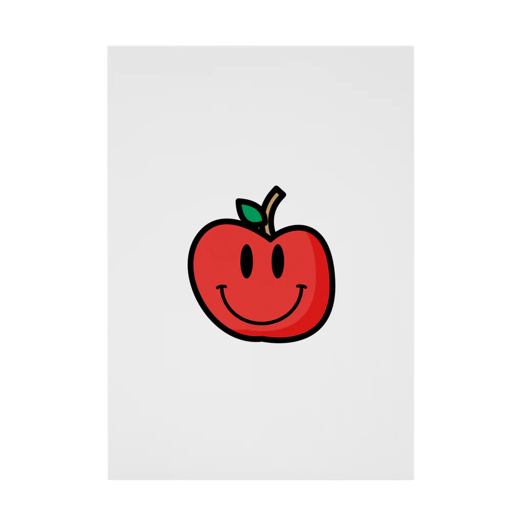 DRIPPEDのAPPLE SMILEY FACE-りんごになったスマイリーフェイス- Stickable Poster