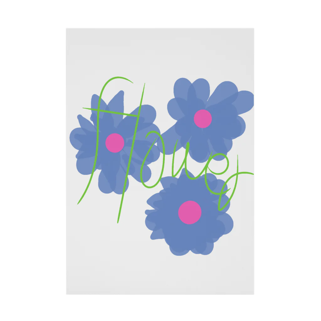 inko andのflower Stickable Poster