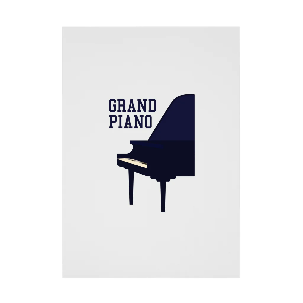 DRIPPEDのGRAND PIANO-グランドピアノ- Stickable Poster