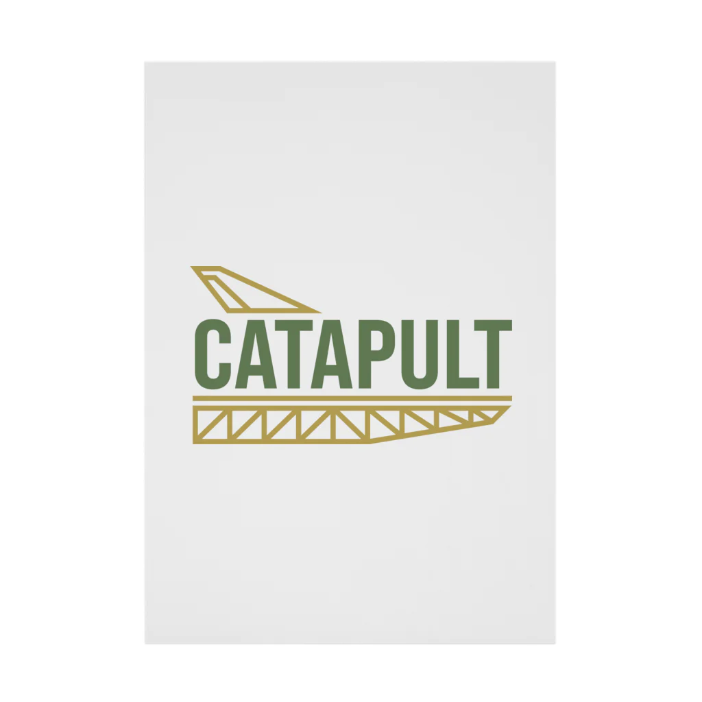 kimchinのカタパルト CATAPULT ロゴ Stickable Poster