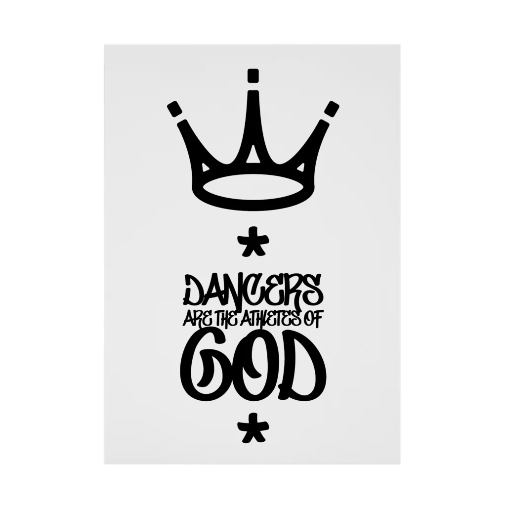 INA GraphicのDancers are the athletes of god. Stickable Poster