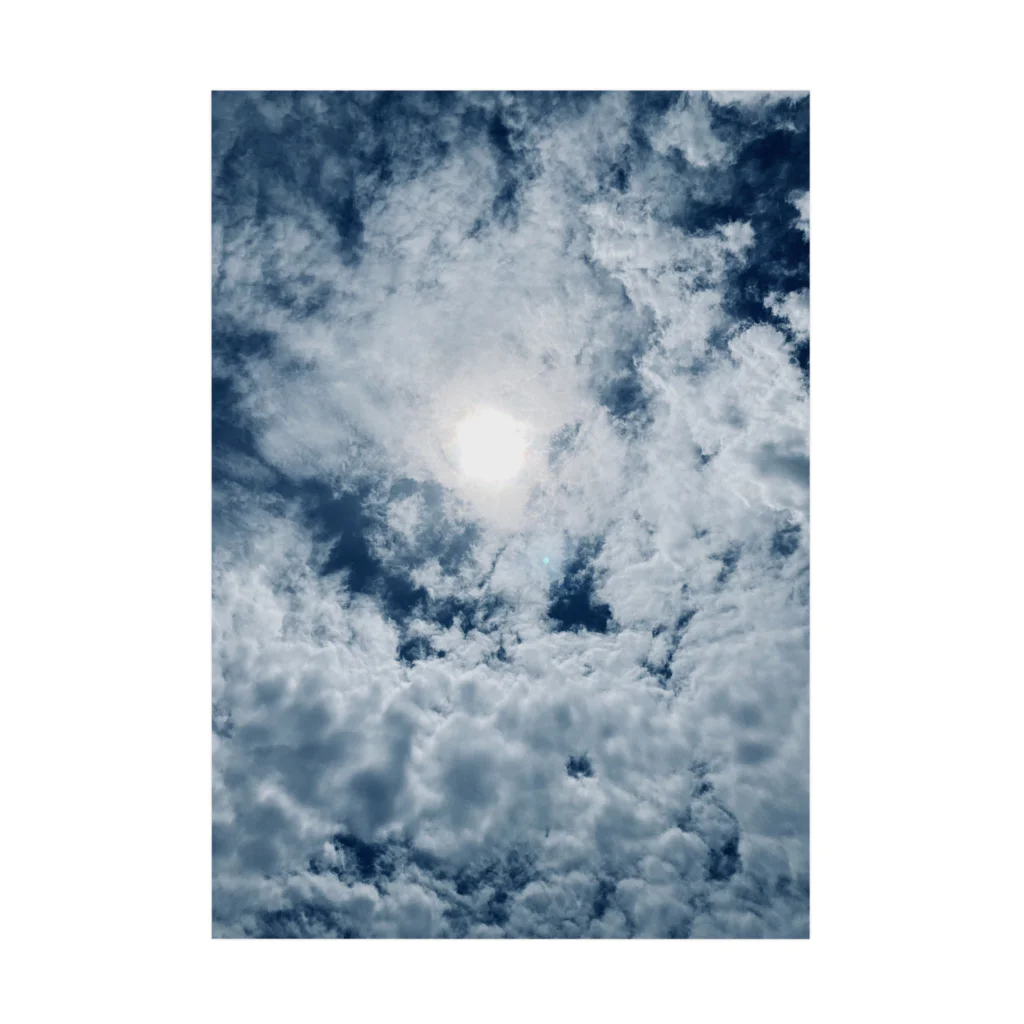 いつかの景色のBlue Moon Sky Stickable Poster