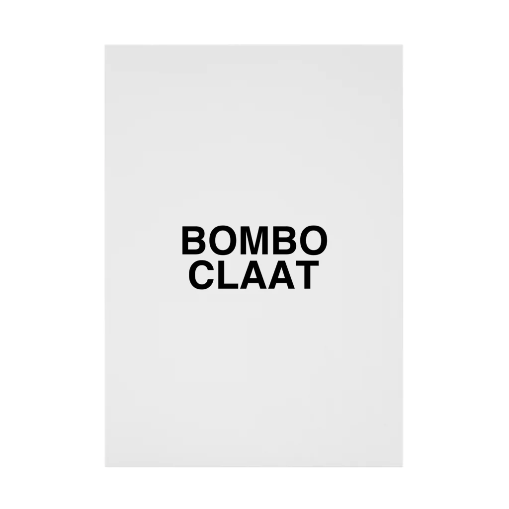 TOKYO LOGOSHOP 東京ロゴショップのBOMBO CLAAT-ボンボクラ- Stickable Poster