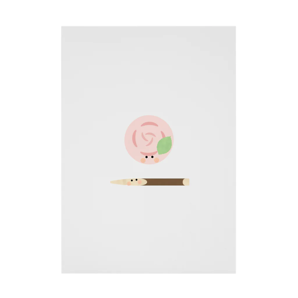 cotton-berry-pancakeの練り切りちゃん Stickable Poster