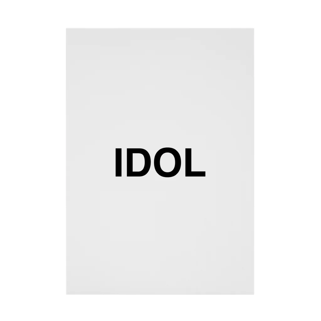 TOKYO LOGOSHOP 東京ロゴショップのIDOL-アイドル- Stickable Poster