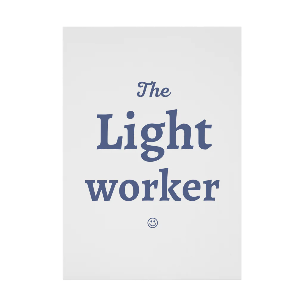 The Lightworker のThe light worker 群青 吸着ポスター