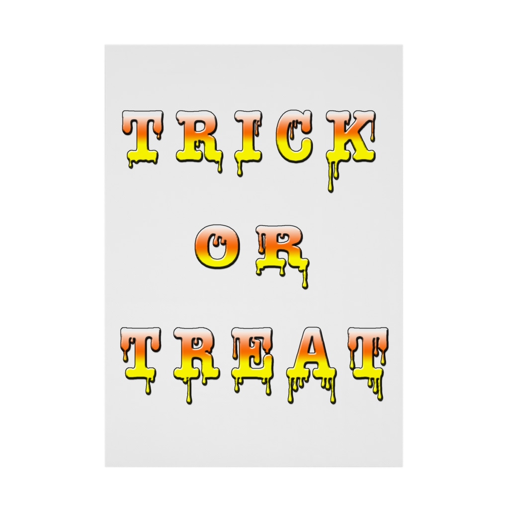 Planet EvansのCandy Cone Trick or Treat Stickable Poster