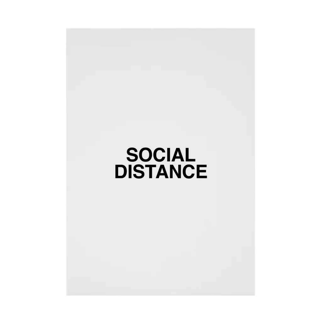 TOKYO LOGOSHOP 東京ロゴショップのSOCIAL DISTANCE-ソーシャルディスタンス- 吸着ポスター