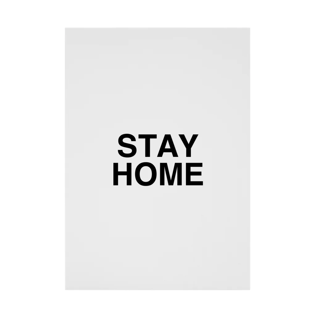 TOKYO LOGOSHOP 東京ロゴショップのSTAY HOME-ステイホーム- Stickable Poster