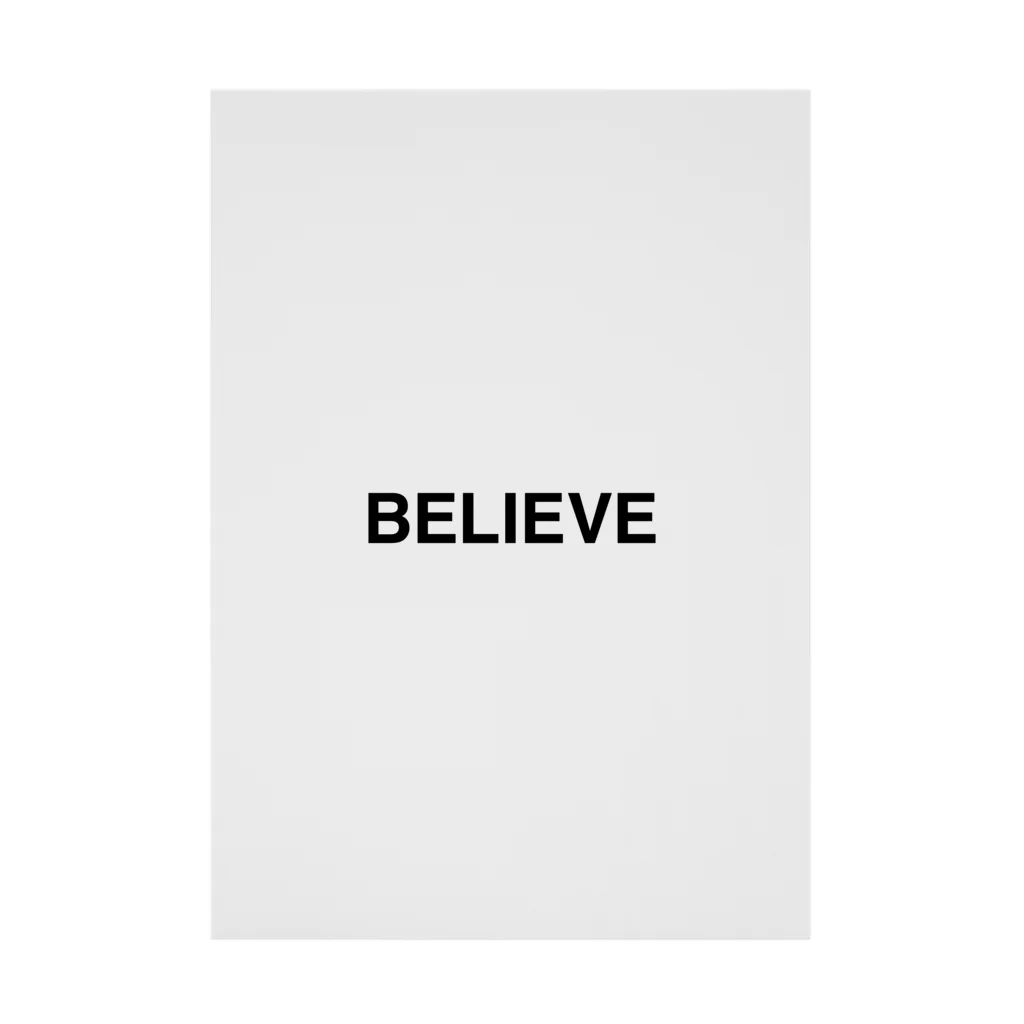 TOKYO LOGOSHOP 東京ロゴショップのBELIEVE-ビリーブ- Stickable Poster