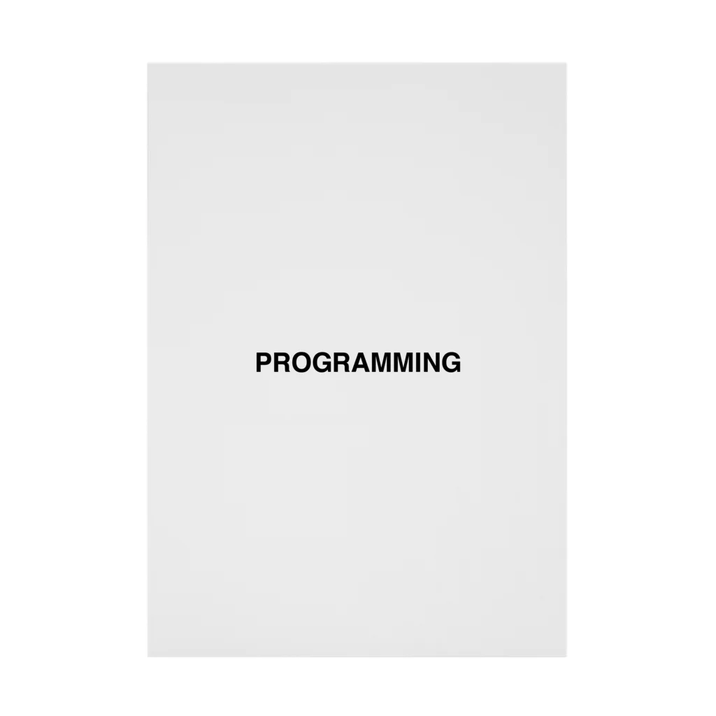 TOKYO LOGOSHOP 東京ロゴショップのPROGRAMMING-プログラミング- Stickable Poster