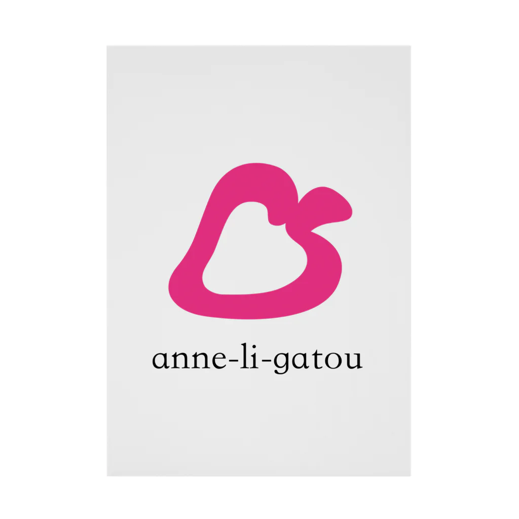 anne-li-gatouのロゴグッズ Stickable Poster