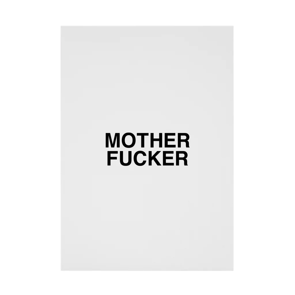 TOKYO LOGOSHOP 東京ロゴショップのMOTHERFUCKER-マザーファッカー- 吸着ポスター