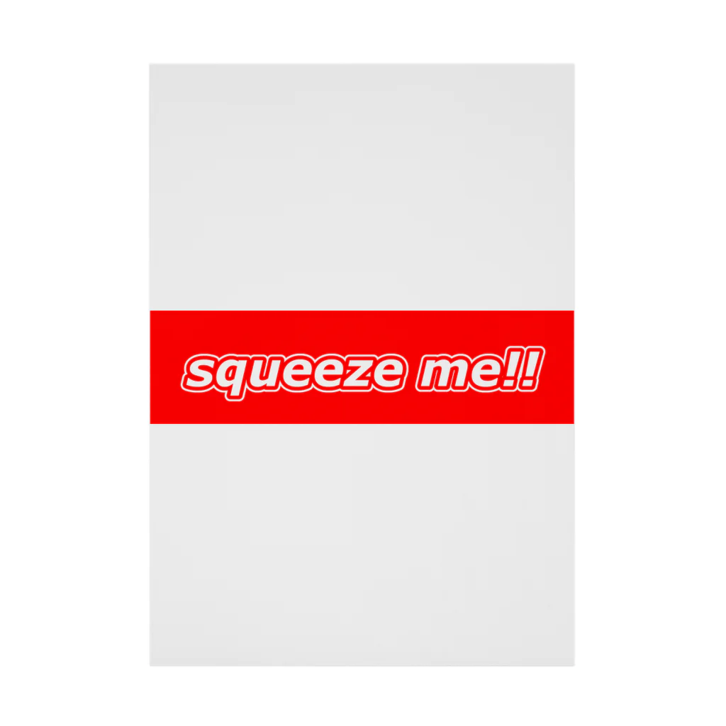 Military Casual LittleJoke のSqueeze Me!! Stickable Poster