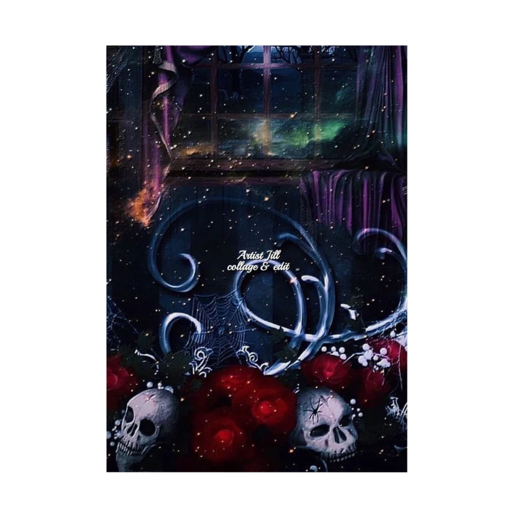 【ホラー専門店】ジルショップの(縦長)Dark Gothic Stickable Poster