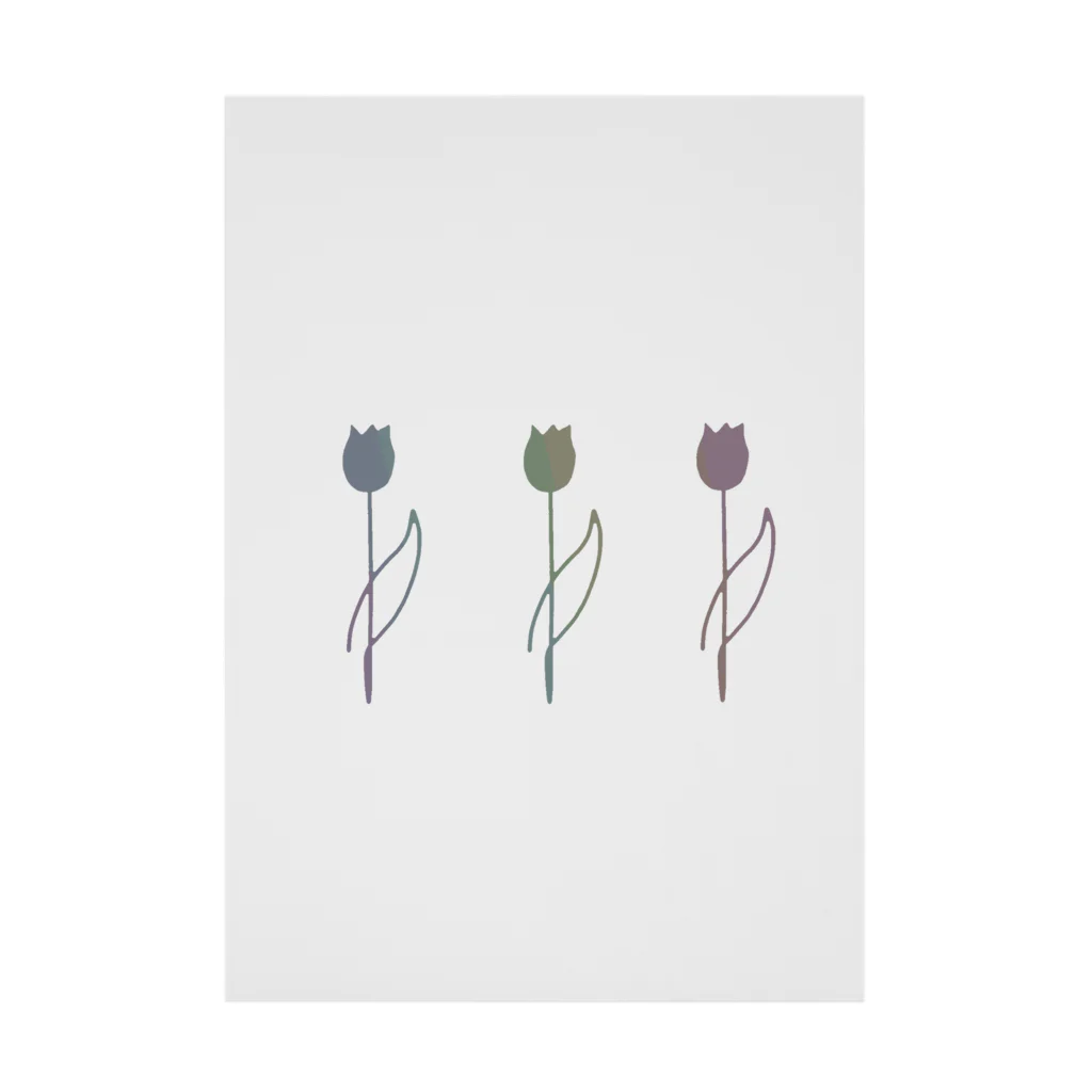 rilybiiのrainbow Flower  Stickable Poster