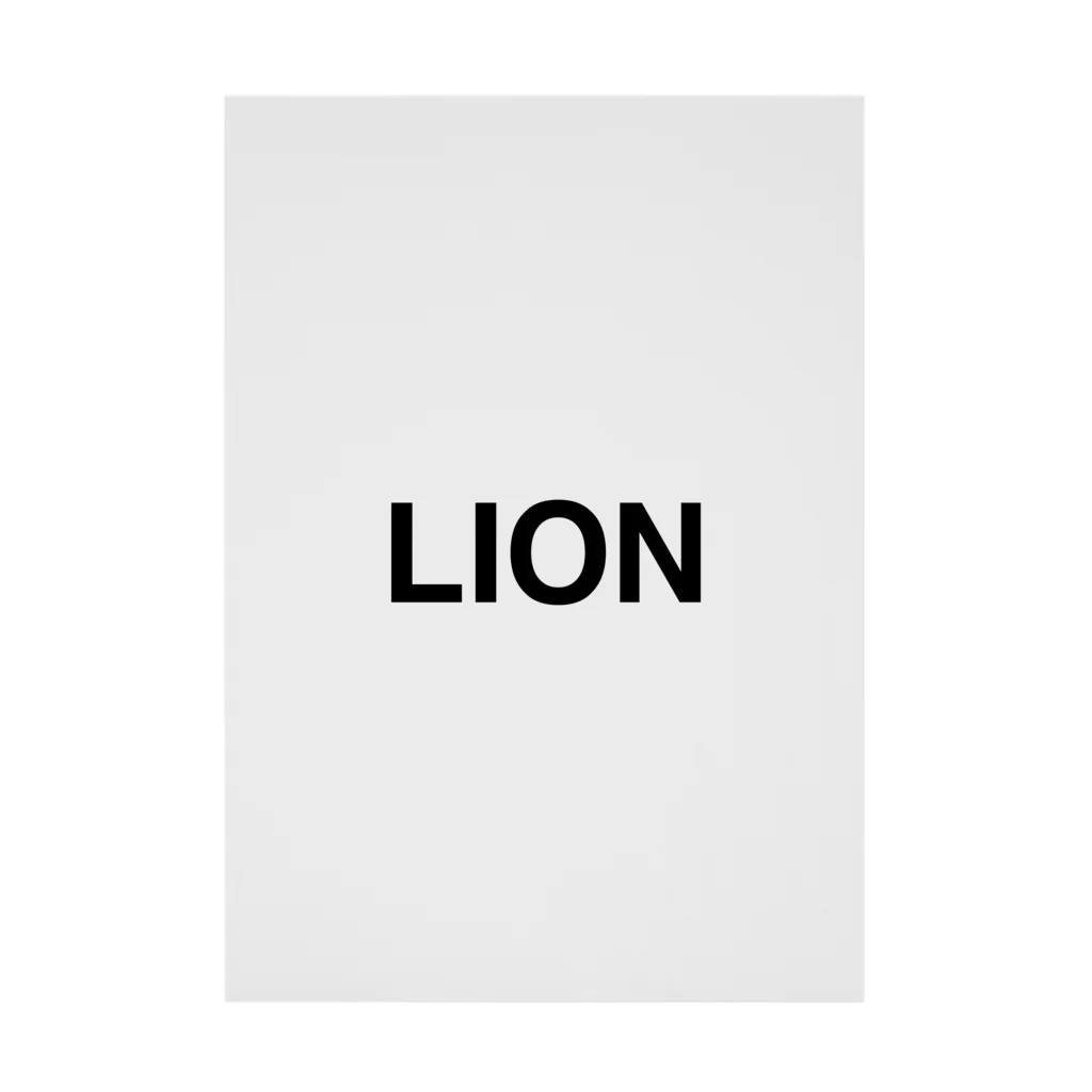 TOKYO LOGOSHOP 東京ロゴショップのLION-ライオン- 吸着ポスター