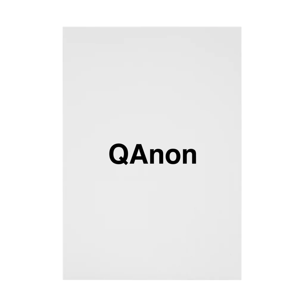 TOKYO LOGOSHOP 東京ロゴショップのQAnon-Qアノン- Stickable Poster