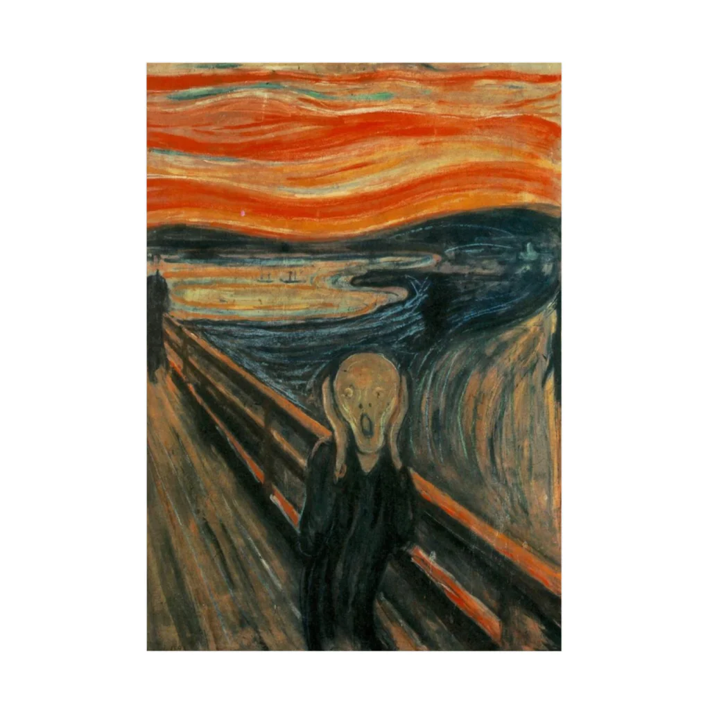 artgalleryのThe Scream Stickable Poster