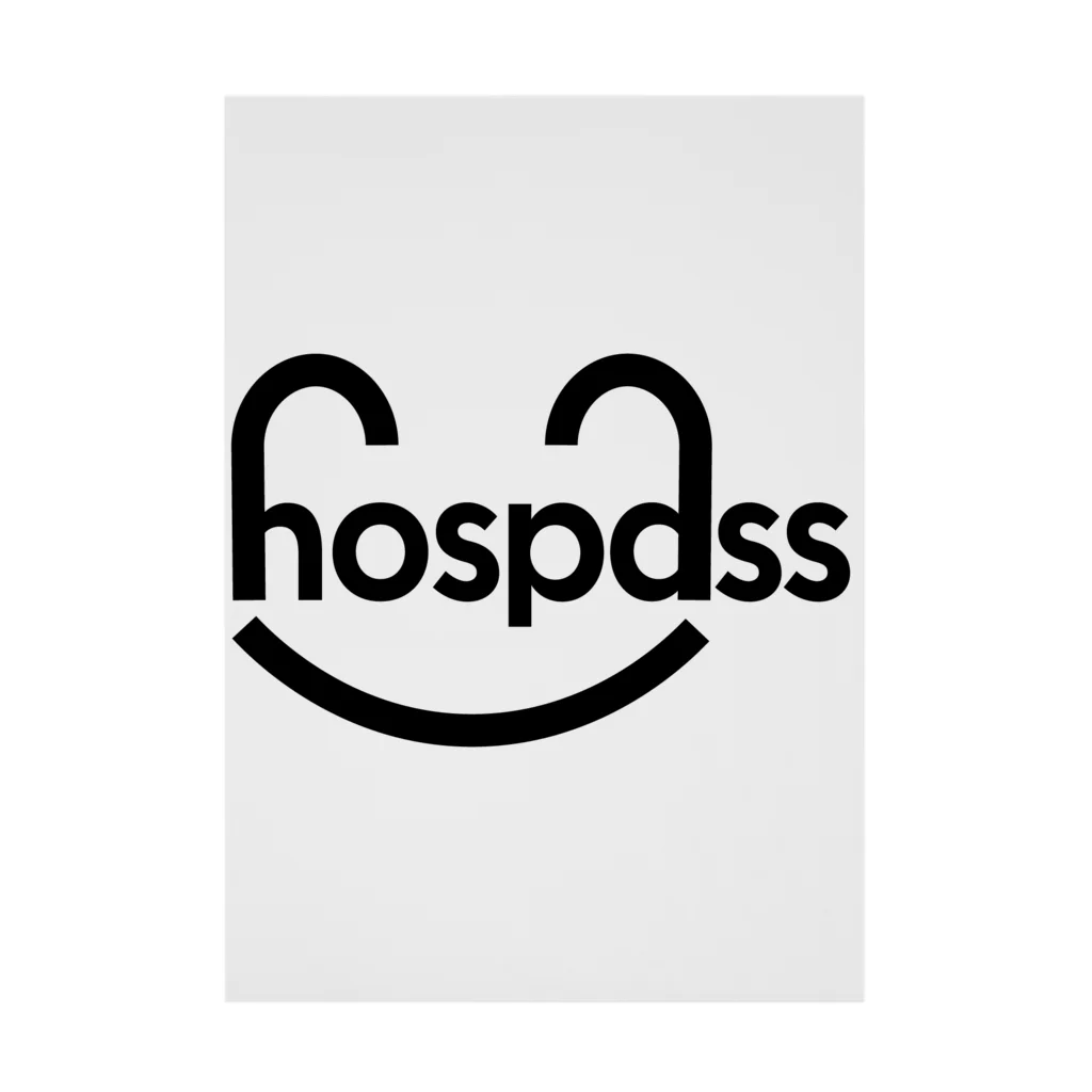 hospass｜病院はパスする時代のhospass 吸着ポスター