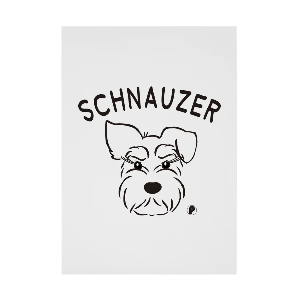 SCHNAUZER-POODLEのシュナウザー 흡착 타포린