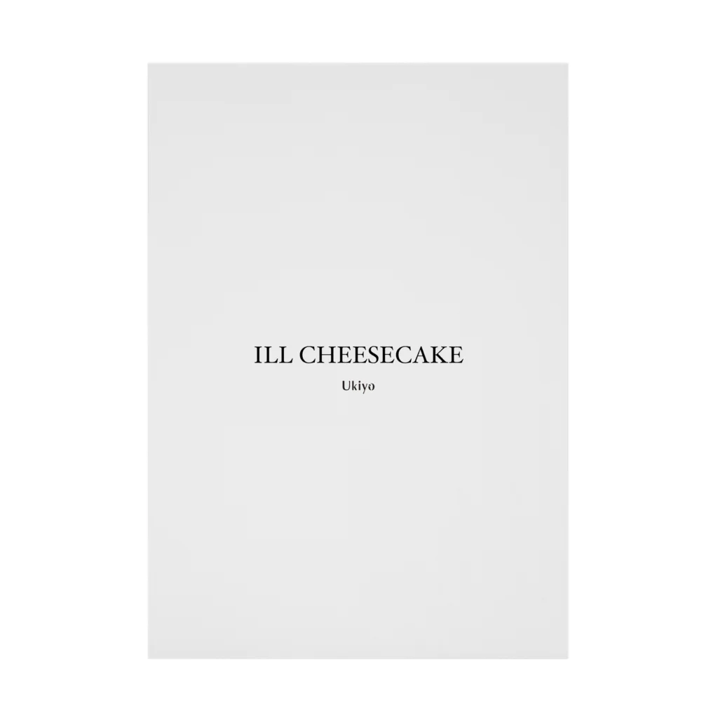 Ukiyo のILL CHEESECAKE  Stickable Poster