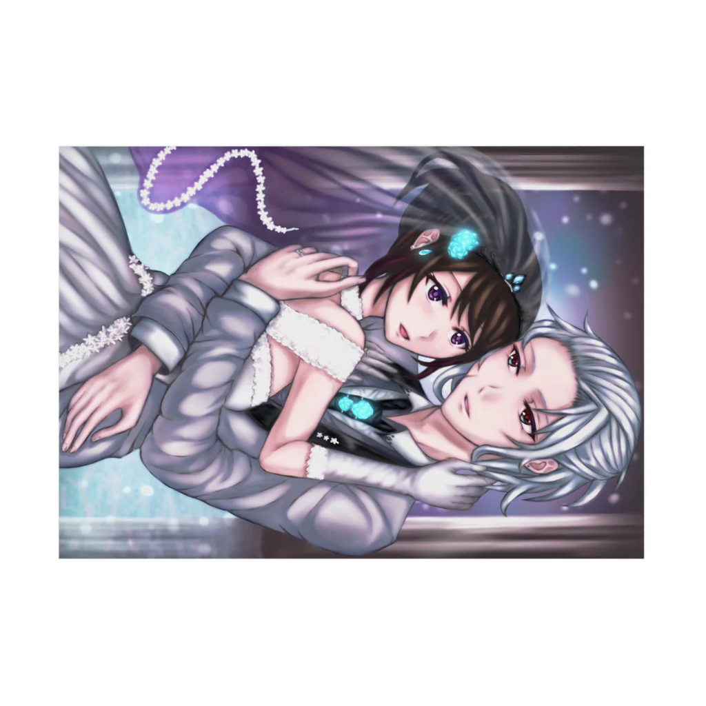 アートギャラリーノエルのEternal Love. Stickable Poster :horizontal position