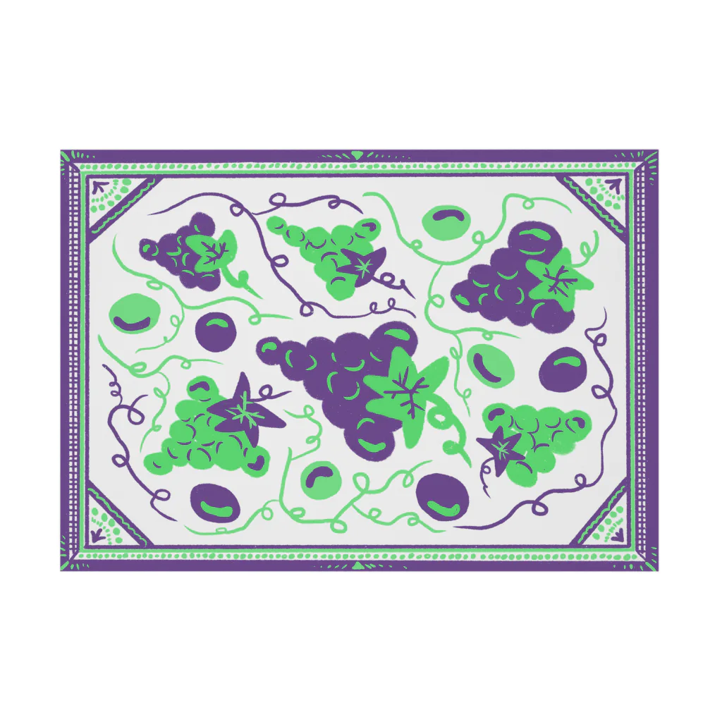 Tania NobukovskiのFRUITS PARTY -GRAPE- Stickable Poster :horizontal position