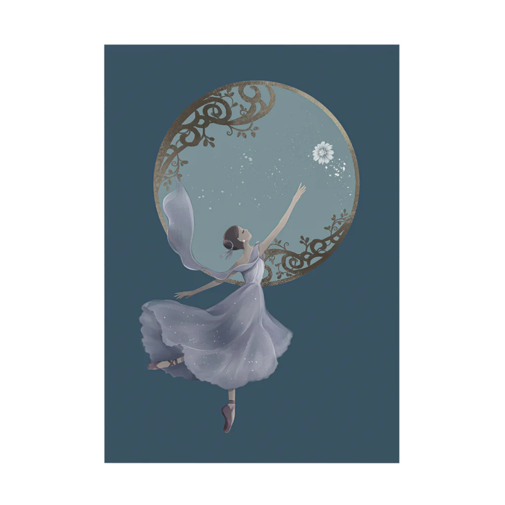 Nakazawa Yurisa Ballet Studioのプログラムイラスト2022 Stickable Poster