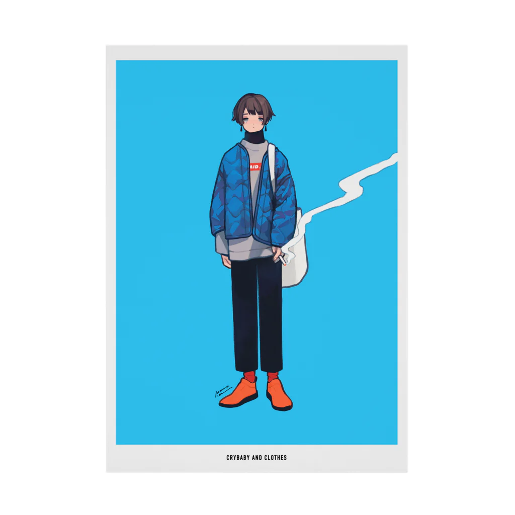 KONNOITAの泣き虫と服 1 Stickable Poster