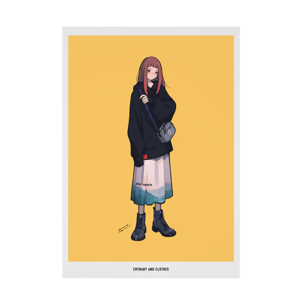 KONNOITAの泣き虫と服 3 Stickable Poster