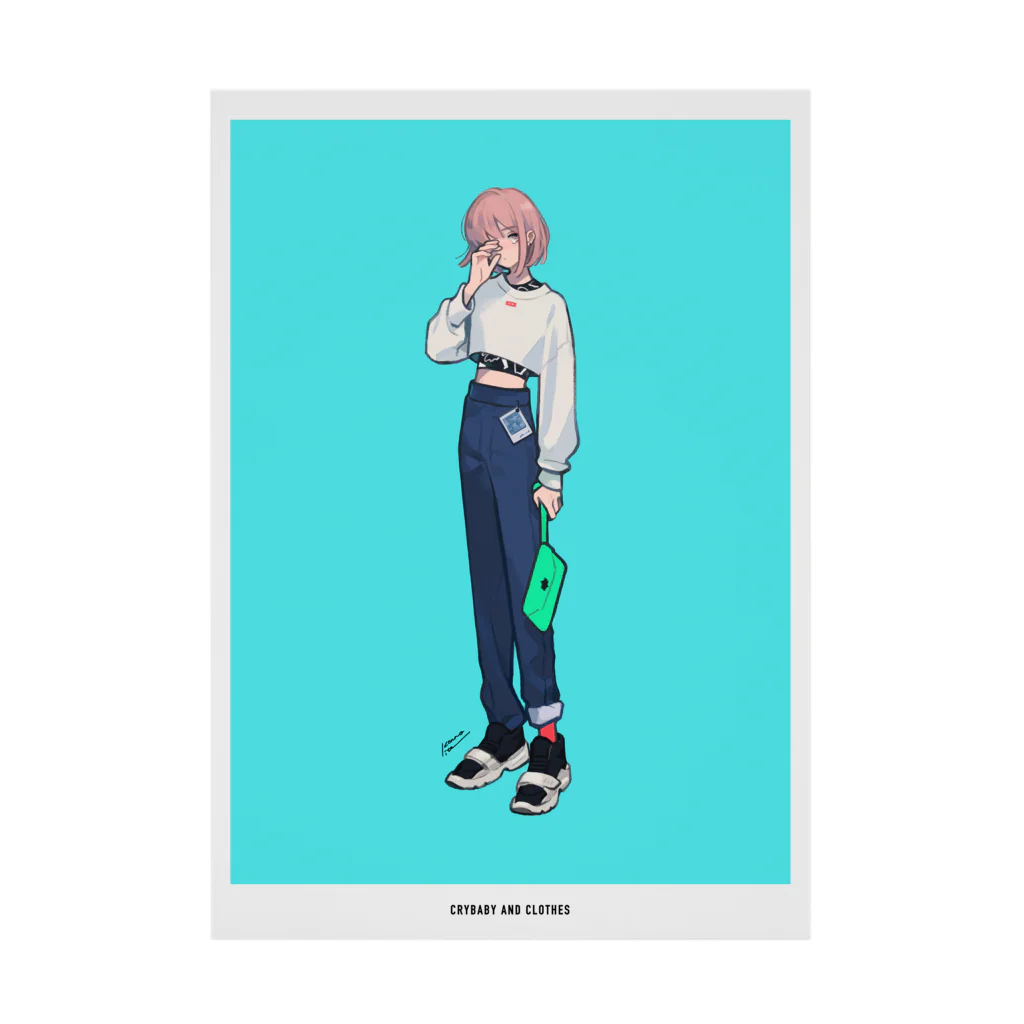 KONNOITAの泣き虫と服 5  Stickable Poster