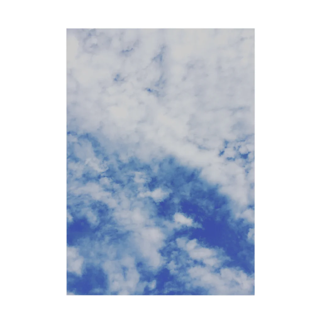 shizukusanの棚の雲 吸着ポスター