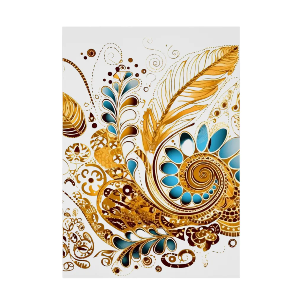 Connect Happiness DesignのGolden  Leaves Stickable Poster